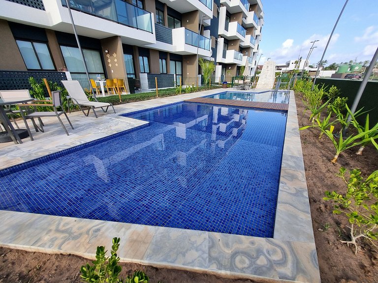 Flat em Muro Alto - Porto de Galinhas - MAKIA D207 - By Anfi
