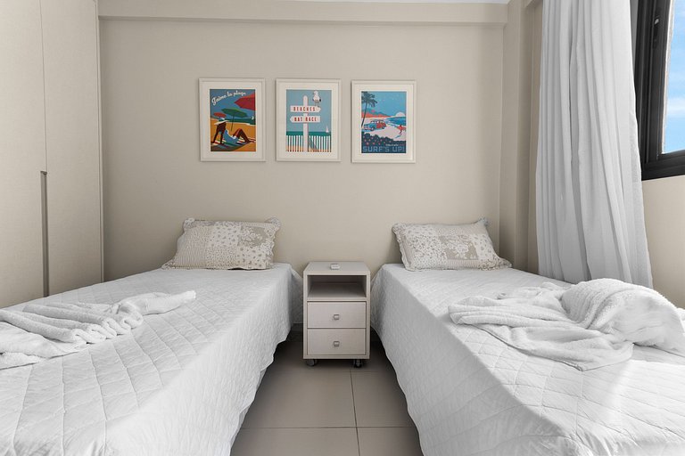 Lindo Apt 2Qts Beira Mar - Muro Alto - Malawi C201 - Porto d