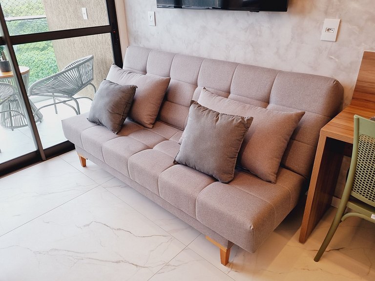 Flat Luxuoso para Casais em Muro Alto - MAKIA C322 - Porto d