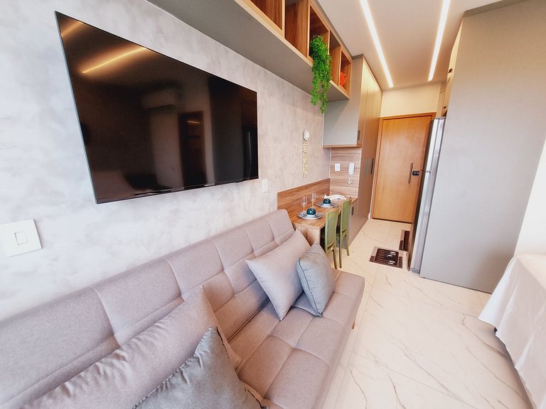 Flat Luxuoso para Casais em Muro Alto - MAKIA C322 - Porto d