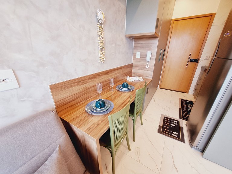 Flat Luxuoso para Casais em Muro Alto - MAKIA C322 - Porto d