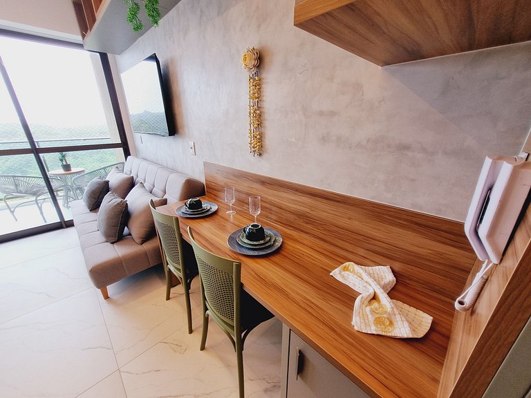 Flat Luxuoso para Casais em Muro Alto - MAKIA C322 - Porto d