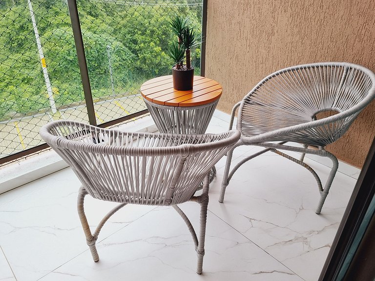Flat Luxuoso para Casais em Muro Alto - MAKIA C322 - Porto d