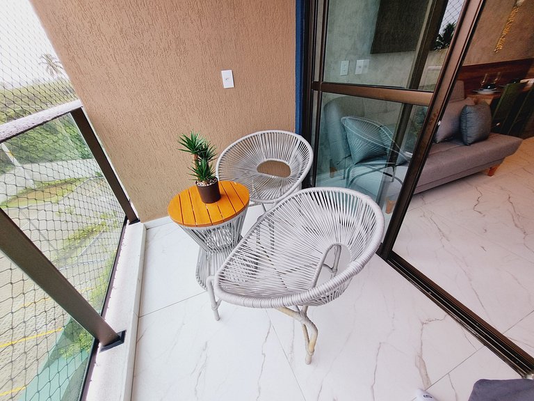 Flat Luxuoso para Casais em Muro Alto - MAKIA C322 - Porto d