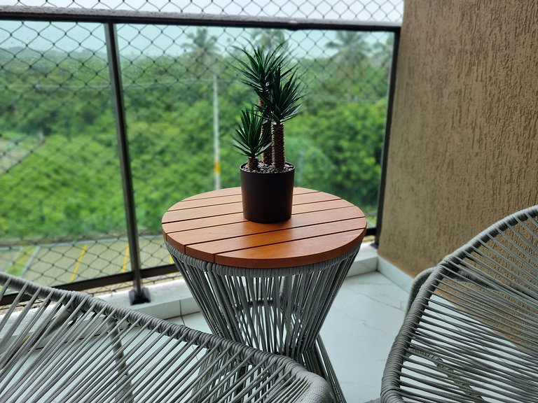 Flat Luxuoso para Casais em Muro Alto - MAKIA C322 - Porto d