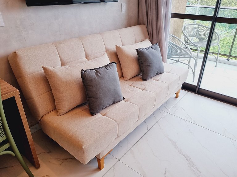 Flat Luxuoso para Casais em Muro Alto - MAKIA C324 - Porto d