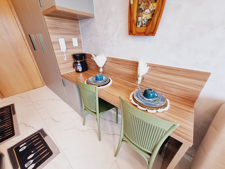 Flat Luxuoso para Casais em Muro Alto - MAKIA C324 - Porto d