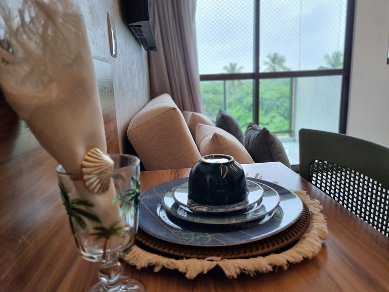 Flat Luxuoso para Casais em Muro Alto - MAKIA C324 - Porto d