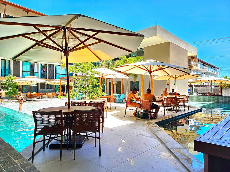 Belo flat no Centro de Porto de Galinhas SUNNY 338