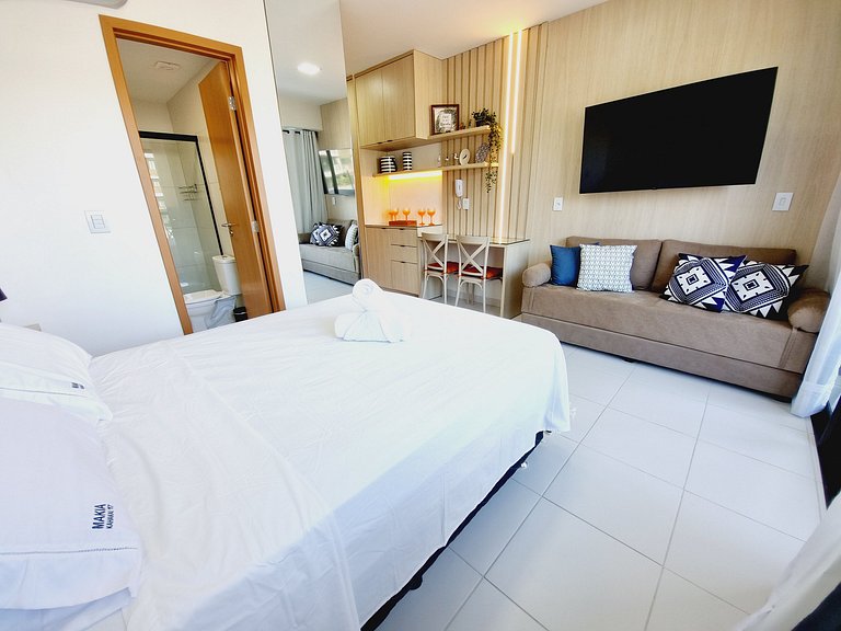 Flat em Muro Alto - Porto de Galinhas - MAKIA B117 - By Anfi