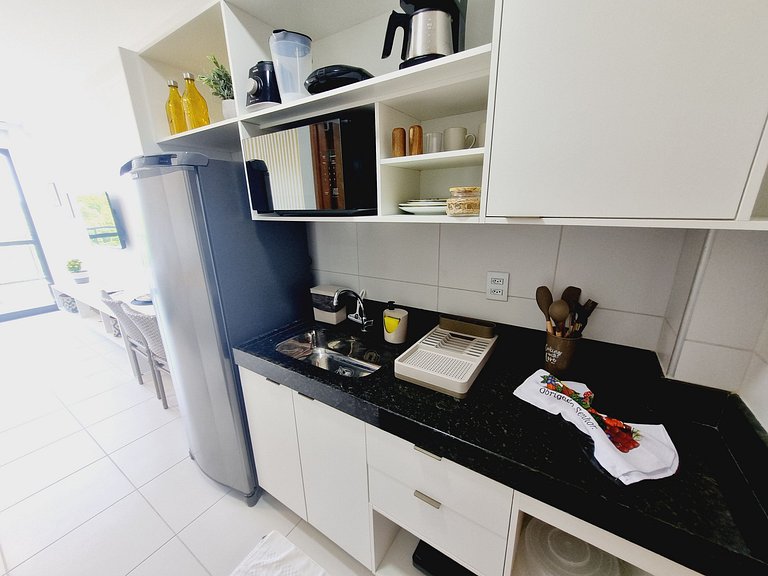 Flat Completo e Charmoso em Muro Alto - Malia A203 - By Anfi