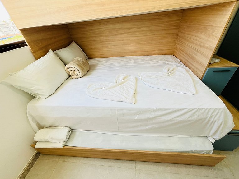 Apt 2Qt BeiraMar - Muro Alto - Itah Residence E104 - Porto d