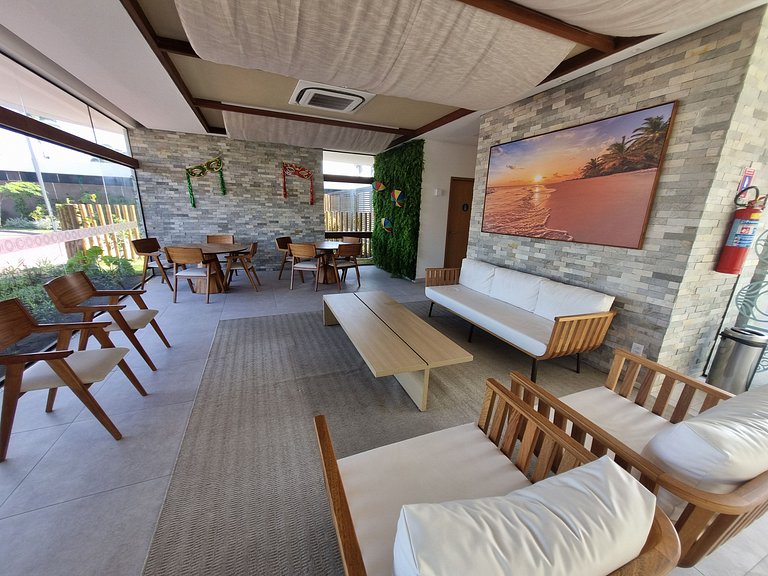 Flat em Muro Alto - Porto de Galinhas - MAKIA A303 - By Anfi