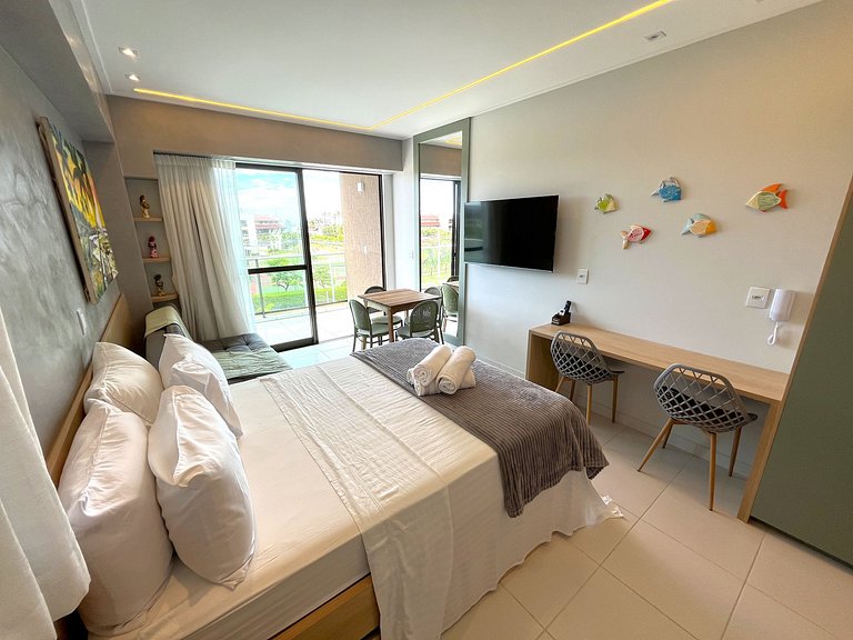 Flat em Muro Alto - Porto de Galinhas - MAKIA A303 - By Anfi