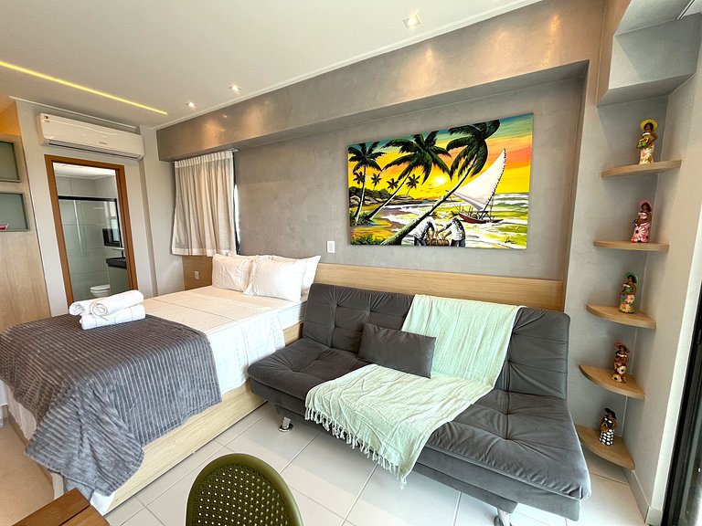 Flat em Muro Alto - Porto de Galinhas - MAKIA A303 - By Anfi