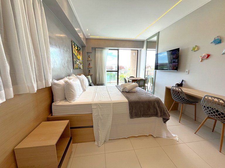 Flat em Muro Alto - Porto de Galinhas - MAKIA A303 - By Anfi