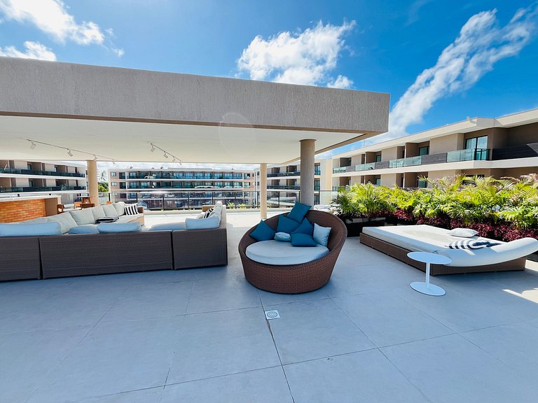 Flat Malia D304 com Atmosfera de Praia - Muro Alto - By Anfi