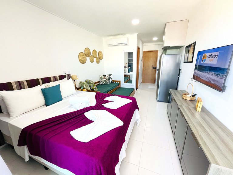 Flat Malia D304 com Atmosfera de Praia - Muro Alto - By Anfi