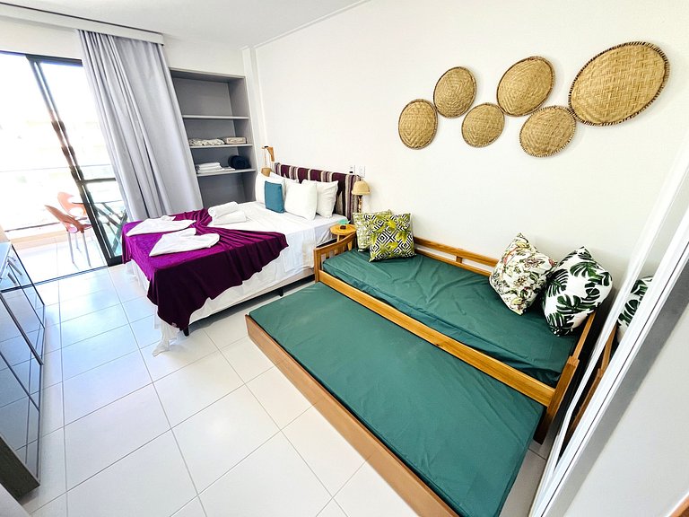 Flat Malia D304 com Atmosfera de Praia - Muro Alto - By Anfi