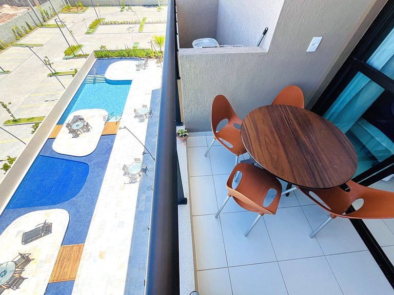 Flat Malia D304 com Atmosfera de Praia - Muro Alto - By Anfi