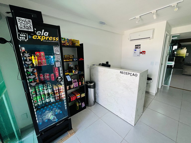 Apt com Varanda a 300m do Mar - Porto de Galinhas | Cupe Gar