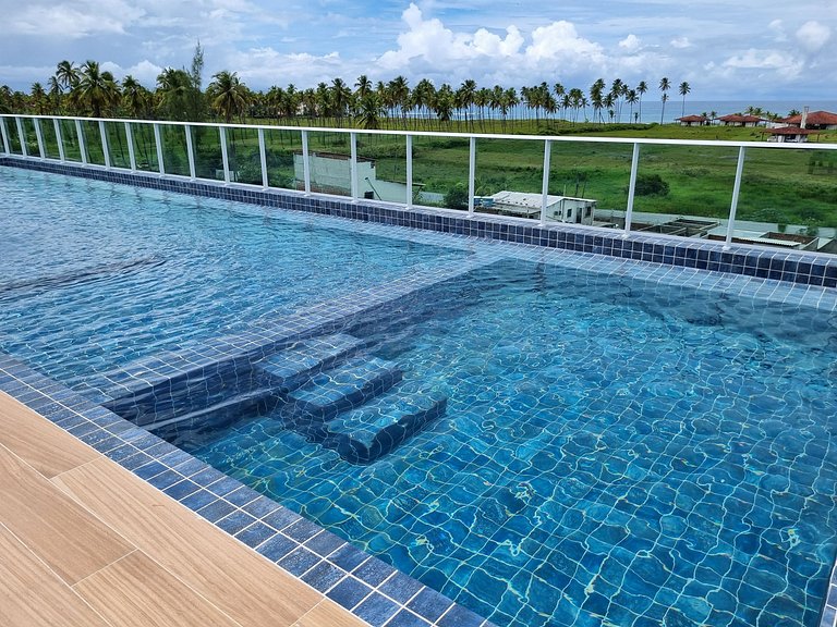 Apt com Varanda a 300m do Mar - Porto de Galinhas | Cupe Gar