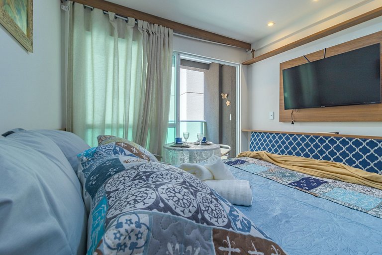 Charmoso Ap Perfeito para Casais | Cupe Garden 210 - By Anfi