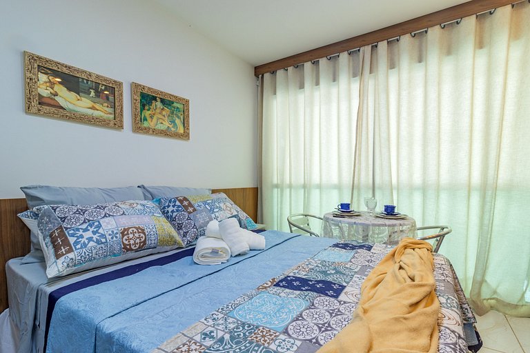 Charmoso Ap Perfeito para Casais | Cupe Garden 210 - By Anfi