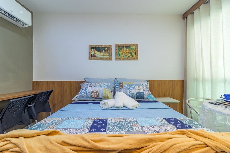 Charmoso Ap Perfeito para Casais | Cupe Garden 210 - By Anfi