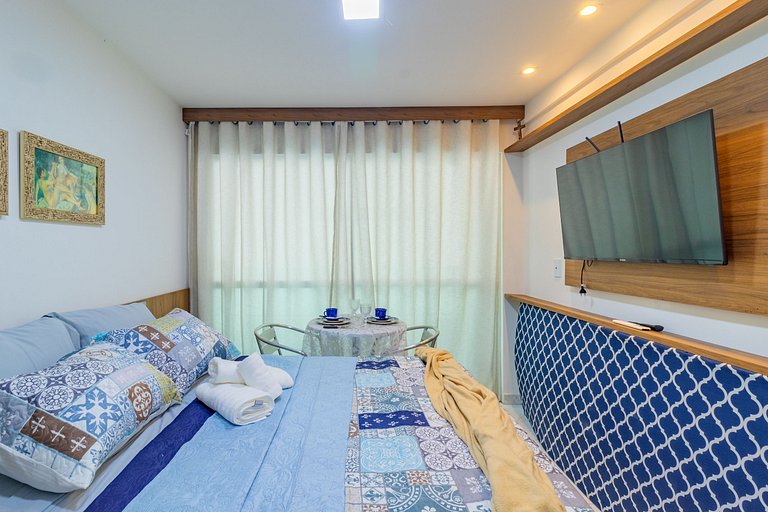 Charmoso Ap Perfeito para Casais | Cupe Garden 210 - By Anfi