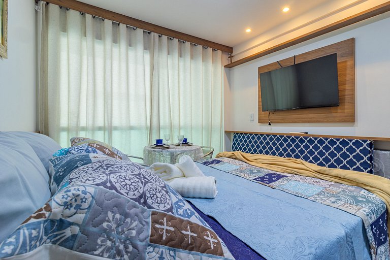 Charmoso Ap Perfeito para Casais | Cupe Garden 210 - By Anfi