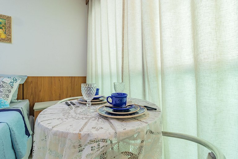 Charmoso Ap Perfeito para Casais | Cupe Garden 210 - By Anfi