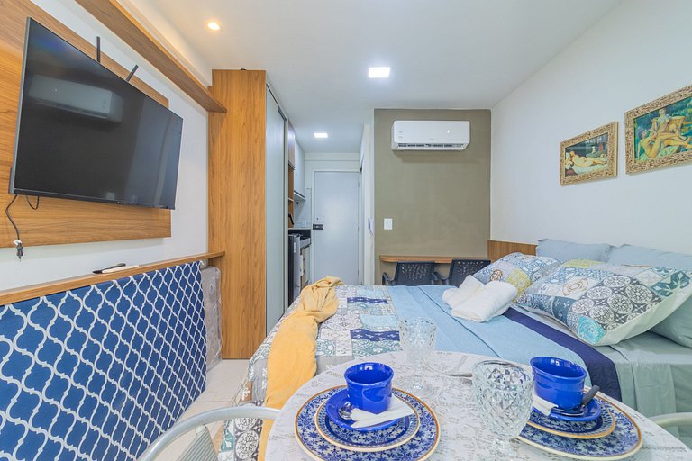 Charmoso Ap Perfeito para Casais | Cupe Garden 210 - By Anfi