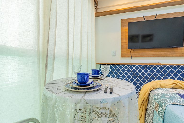 Charmoso Ap Perfeito para Casais | Cupe Garden 210 - By Anfi