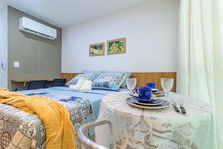 Charmoso Ap Perfeito para Casais | Cupe Garden 210 - By Anfi