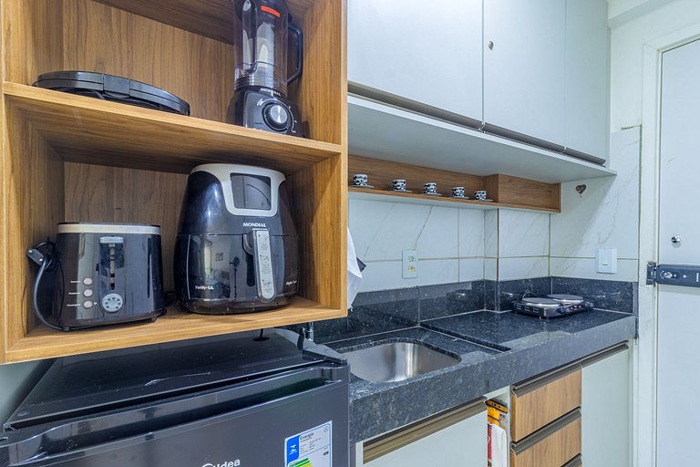 Charmoso Ap Perfeito para Casais | Cupe Garden 210 - By Anfi