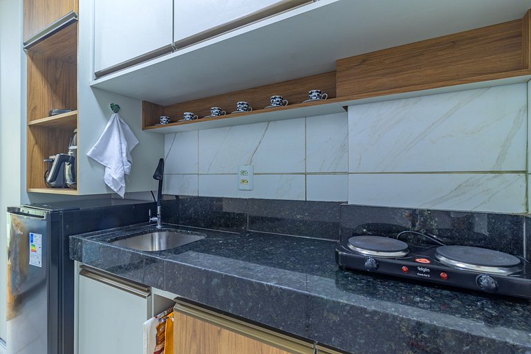 Charmoso Ap Perfeito para Casais | Cupe Garden 210 - By Anfi