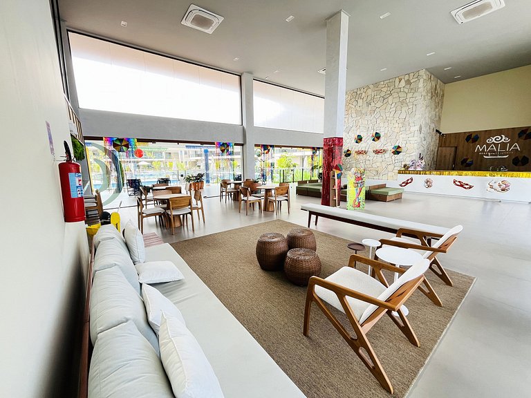 Flat em Muro Alto - Porto de Galinhas - MALIA D209