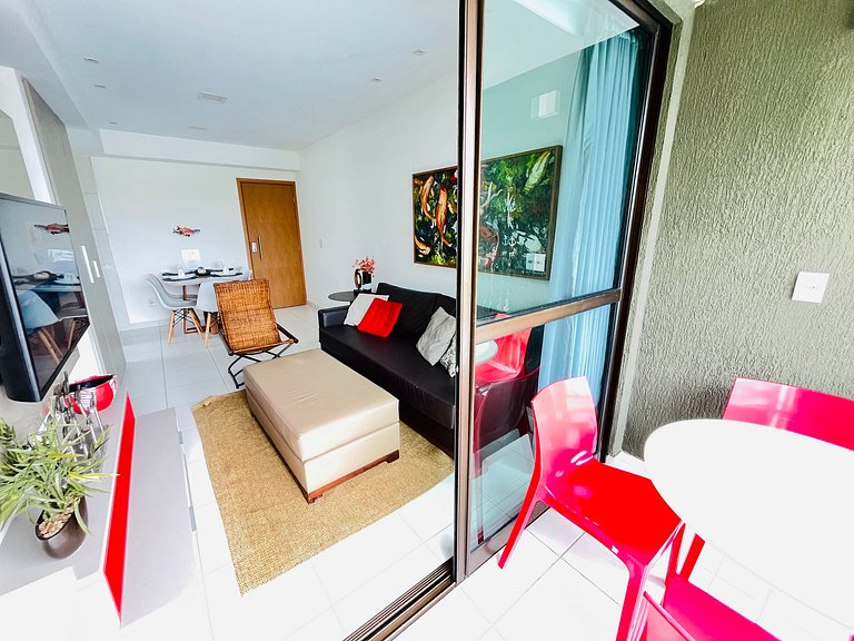 2 Qts em Muro Alto - Porto de Galinhas - MANA C102 - By Anfi