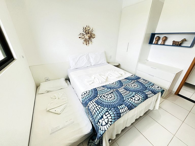 2 Qts em Muro Alto - Porto de Galinhas - MANA C102 - By Anfi