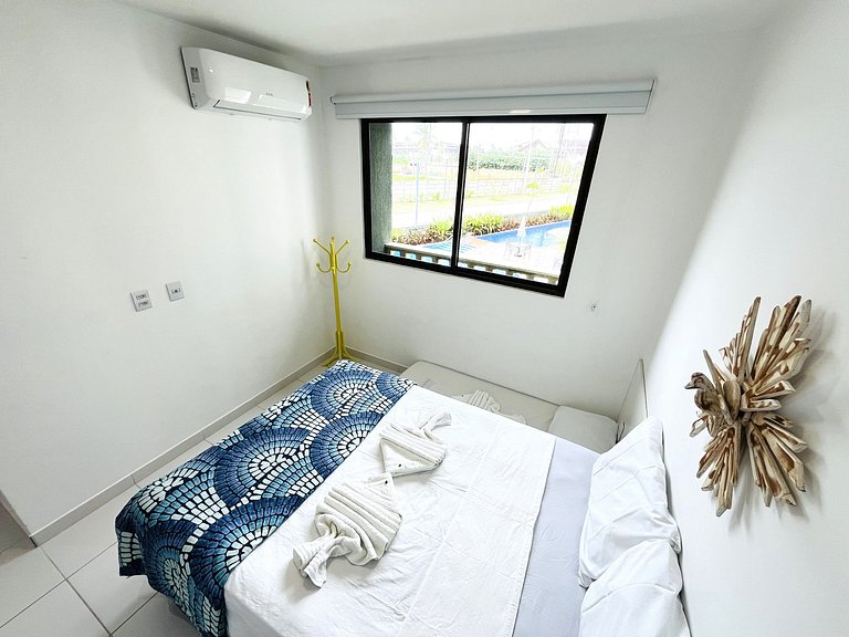 2 Qts em Muro Alto - Porto de Galinhas - MANA C102 - By Anfi