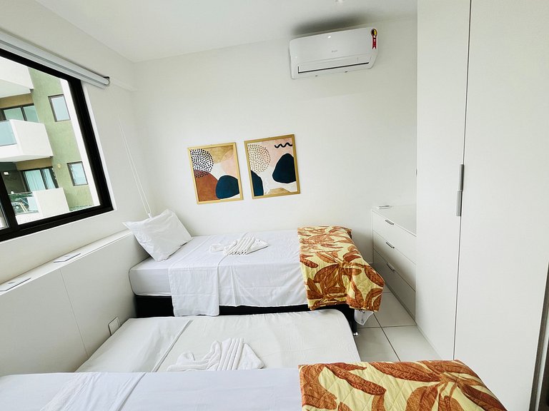 2 Qts em Muro Alto - Porto de Galinhas - MANA C102 - By Anfi