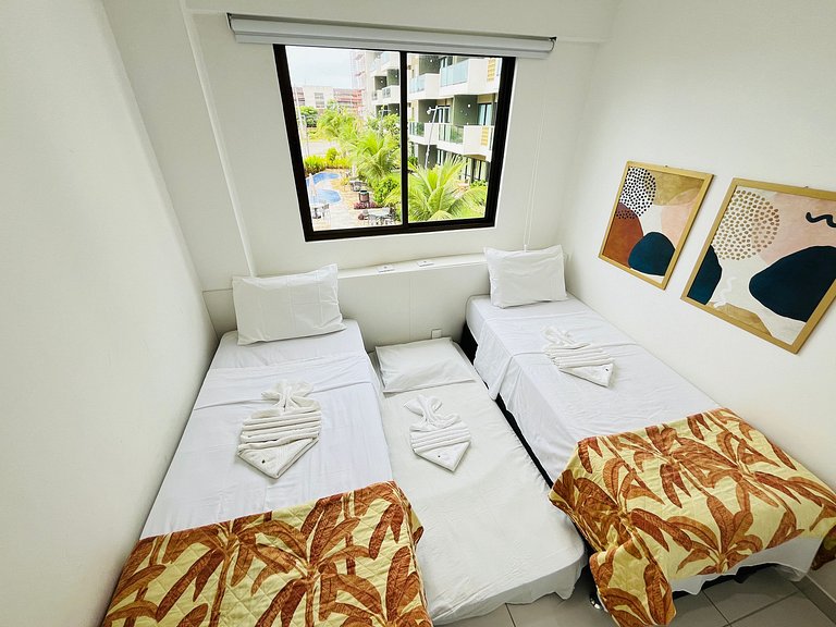 2 Qts em Muro Alto - Porto de Galinhas - MANA C102 - By Anfi