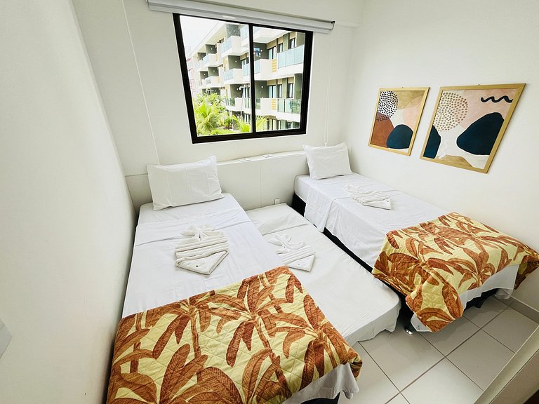 2 Qts em Muro Alto - Porto de Galinhas - MANA C102 - By Anfi