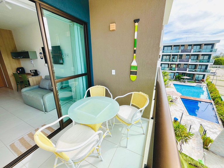 Flat em Muro Alto - Porto de Galinhas - MAKIA B209 - By Anfi