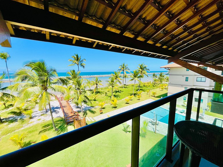 3Qts pé na areia com vista paradisíaca - Itah I301 - Muro Al