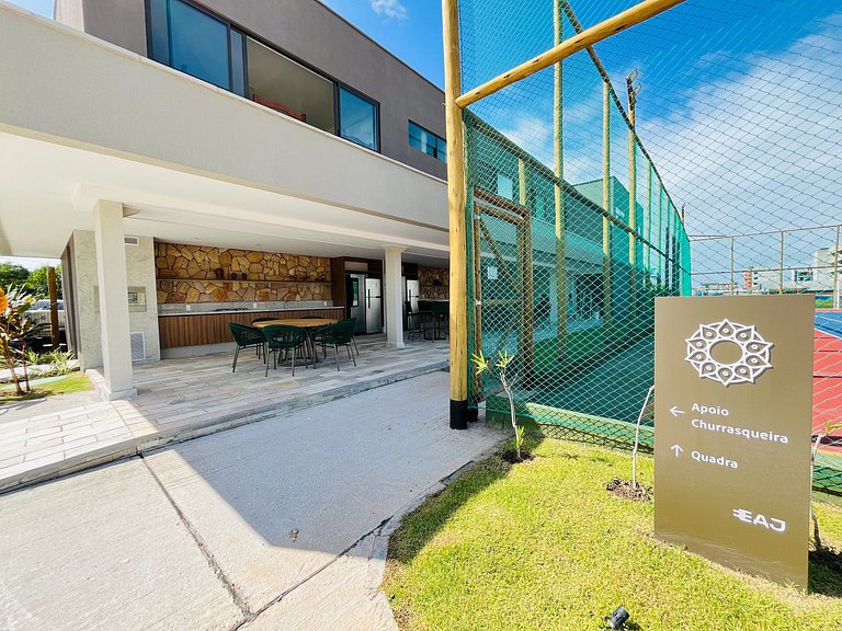 3Qts pé na areia com vista paradisíaca - Itah I301 - Muro Al