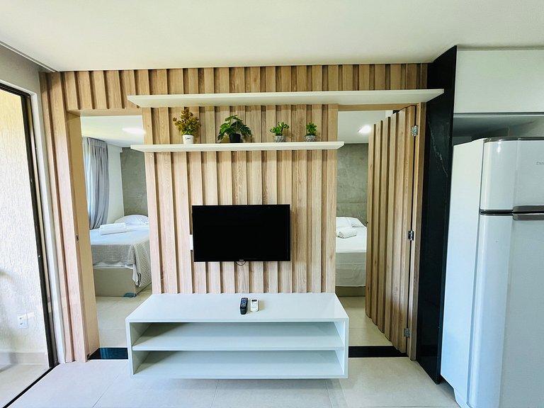 Lindo 2Qts Beira Mar - Beach Classe Muro Alto 6208