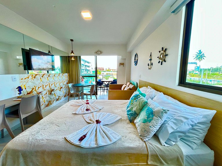 Apt com Vista da Piscina em Muro Alto | Makia D104 - By Anfi