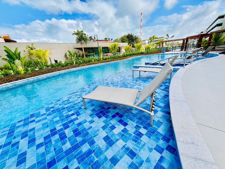 Beach Class Summer A113 Vista piscina 400m do mar - Porto de